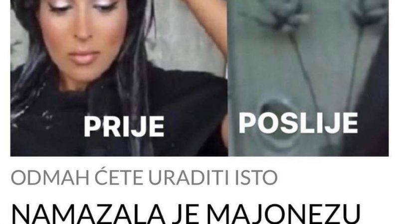 POGLEDAJTE KAKVI SU REZULTATI KADA NAMAZETE KOSU SA MAJONEZOM,