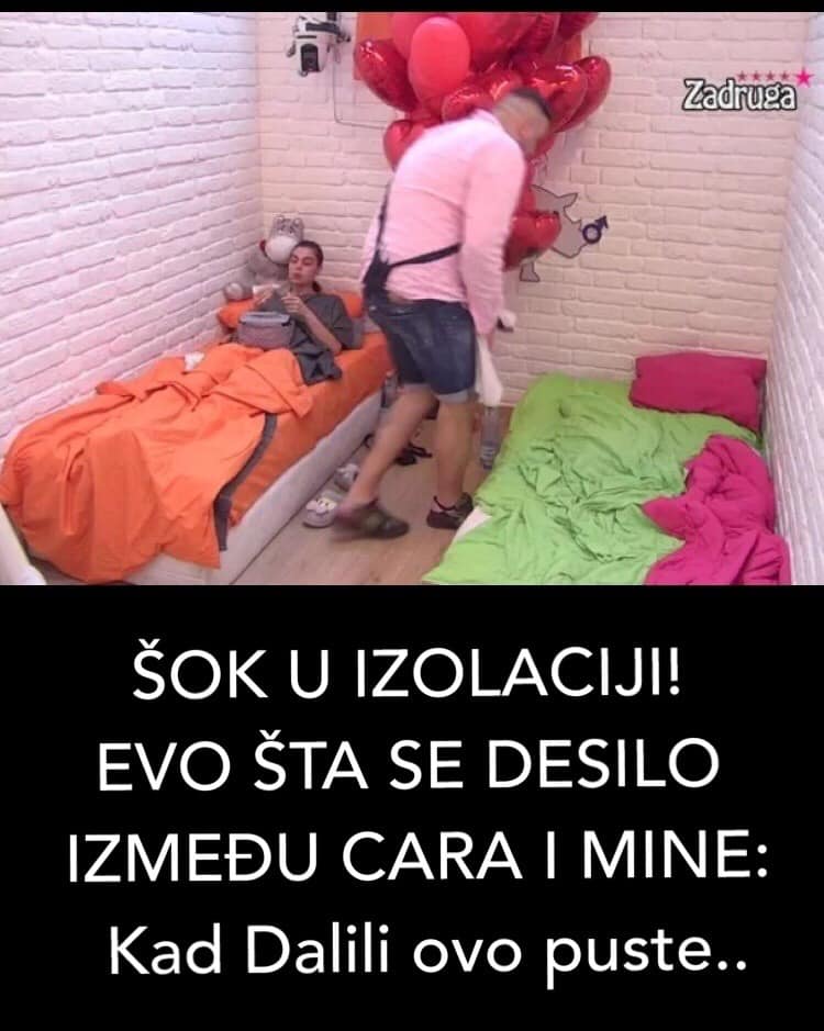 POGLEDAJTE STA SE DESILO IZMEĐU CARA I MINE U IZOLACIJI