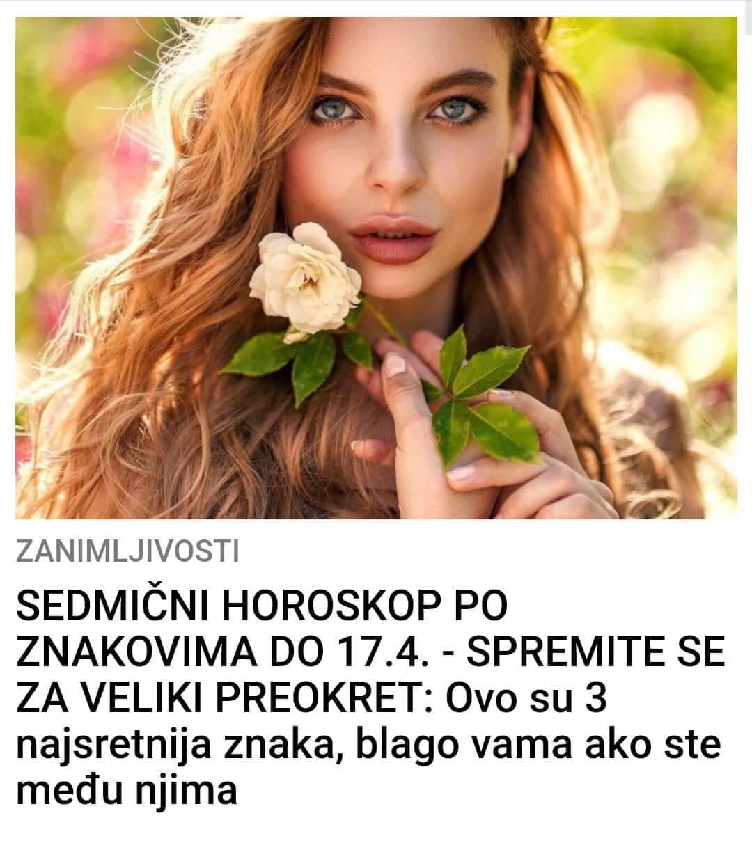 HOROSKOP PO ZNAKOVIMA DO 17.4