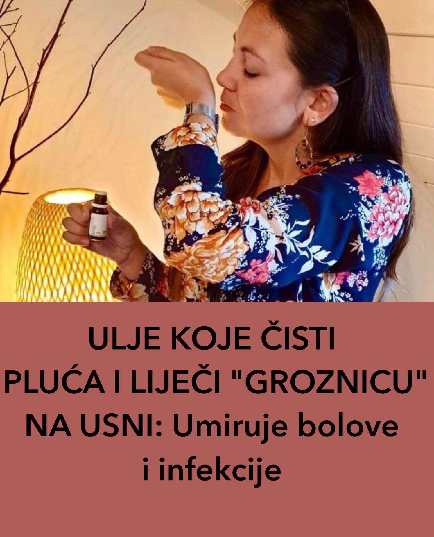 POGLEDAJTE KOJE ULJE CISTI PLUCA I LIJECI GROZNICU