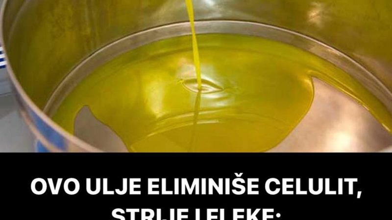 ULJE KOJE ELIMINIŠE CELULIT, STRIJE I FLEKE