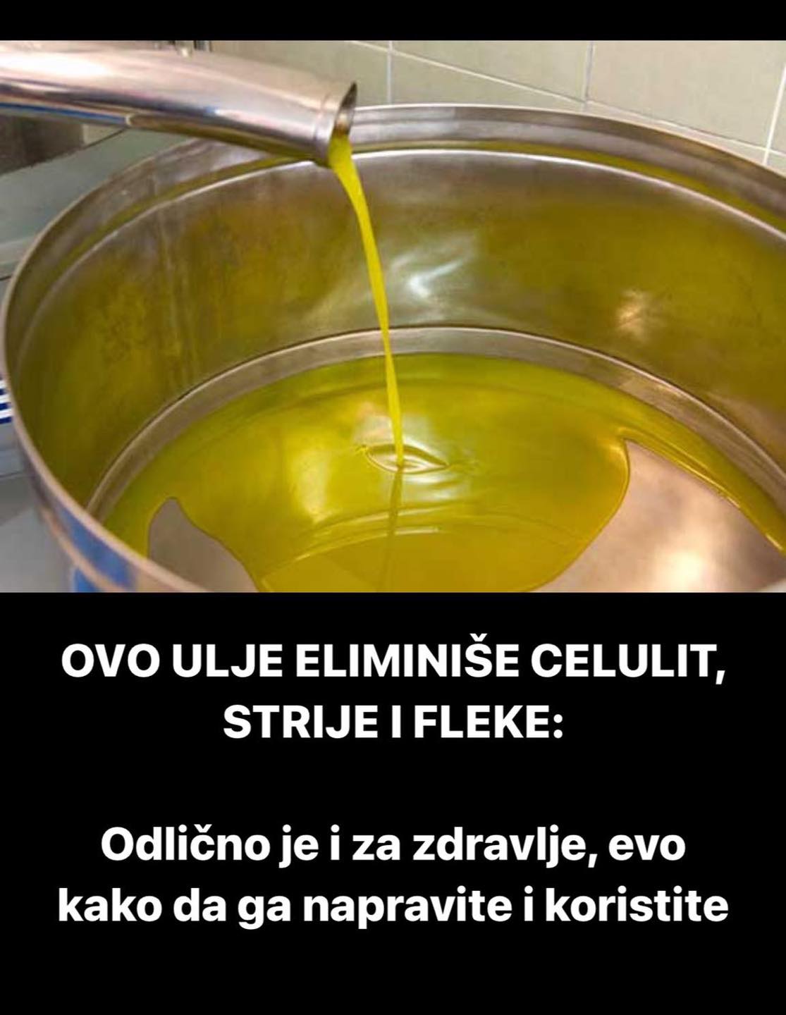 ULJE KOJE ELIMINIŠE CELULIT, STRIJE I FLEKE