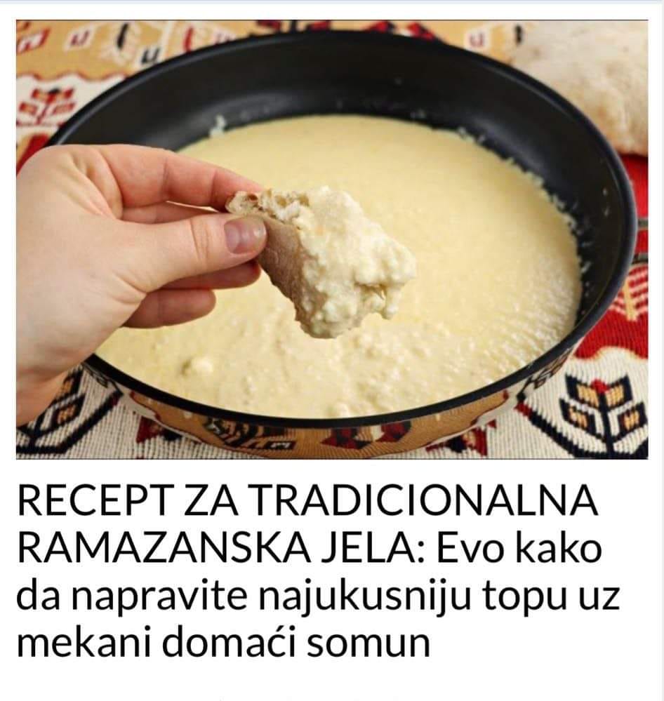 POGLEDAJTE KAKO DA NAPRAVITE TOPU I DOMAĆI SOMUN