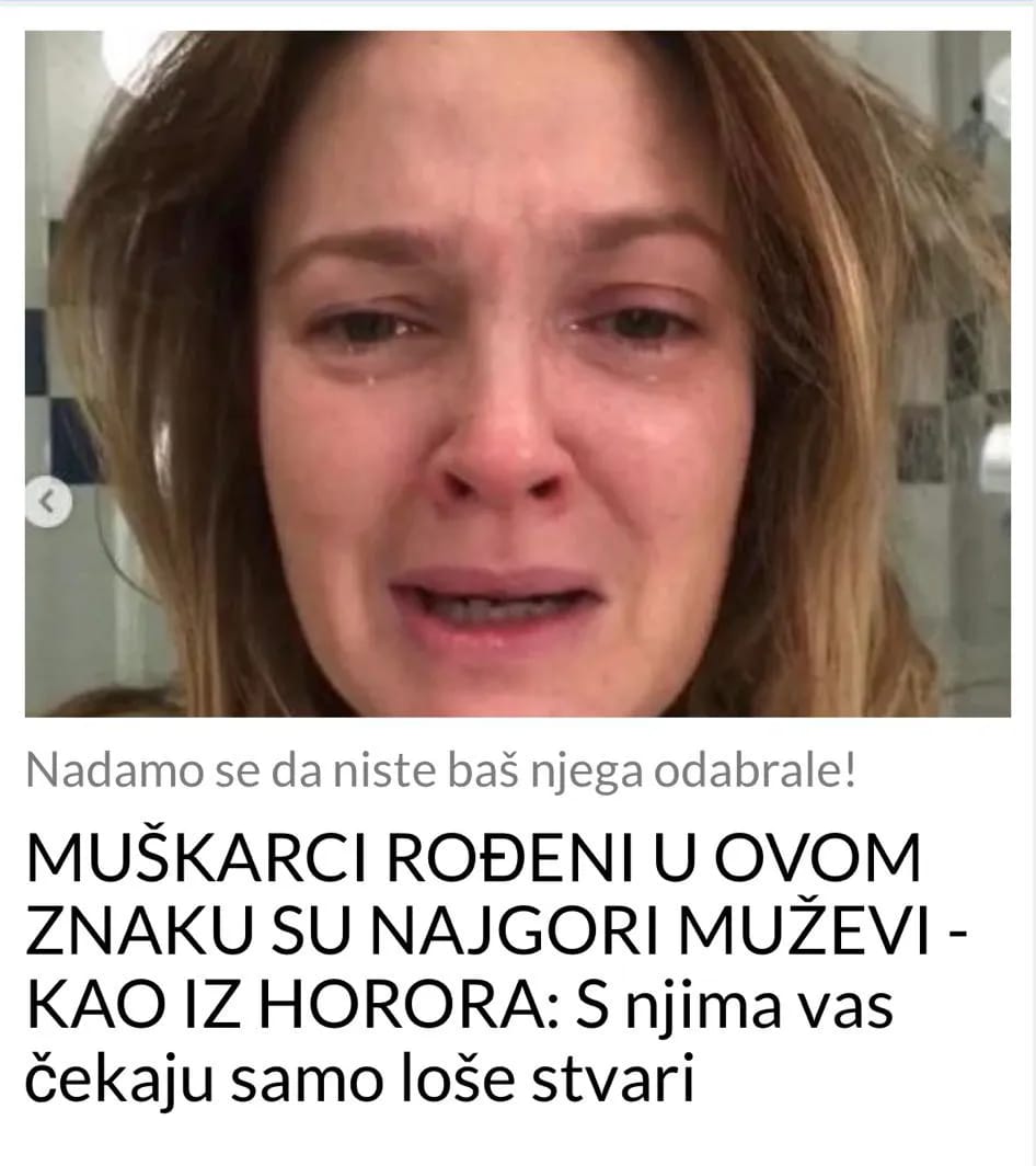 POGLEDAJTE U KOJEM TO ZNAKU MUSKARCI SU NAJGORI MUZEVI