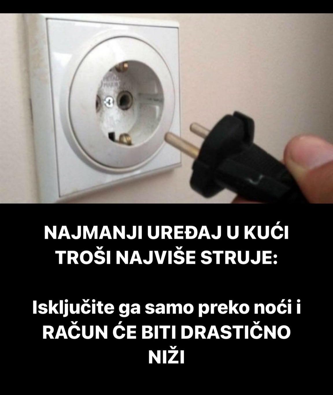 POGLEDAJTE KOJI UREĐAJ U KUCI TROSI NAJVISE STRUJE