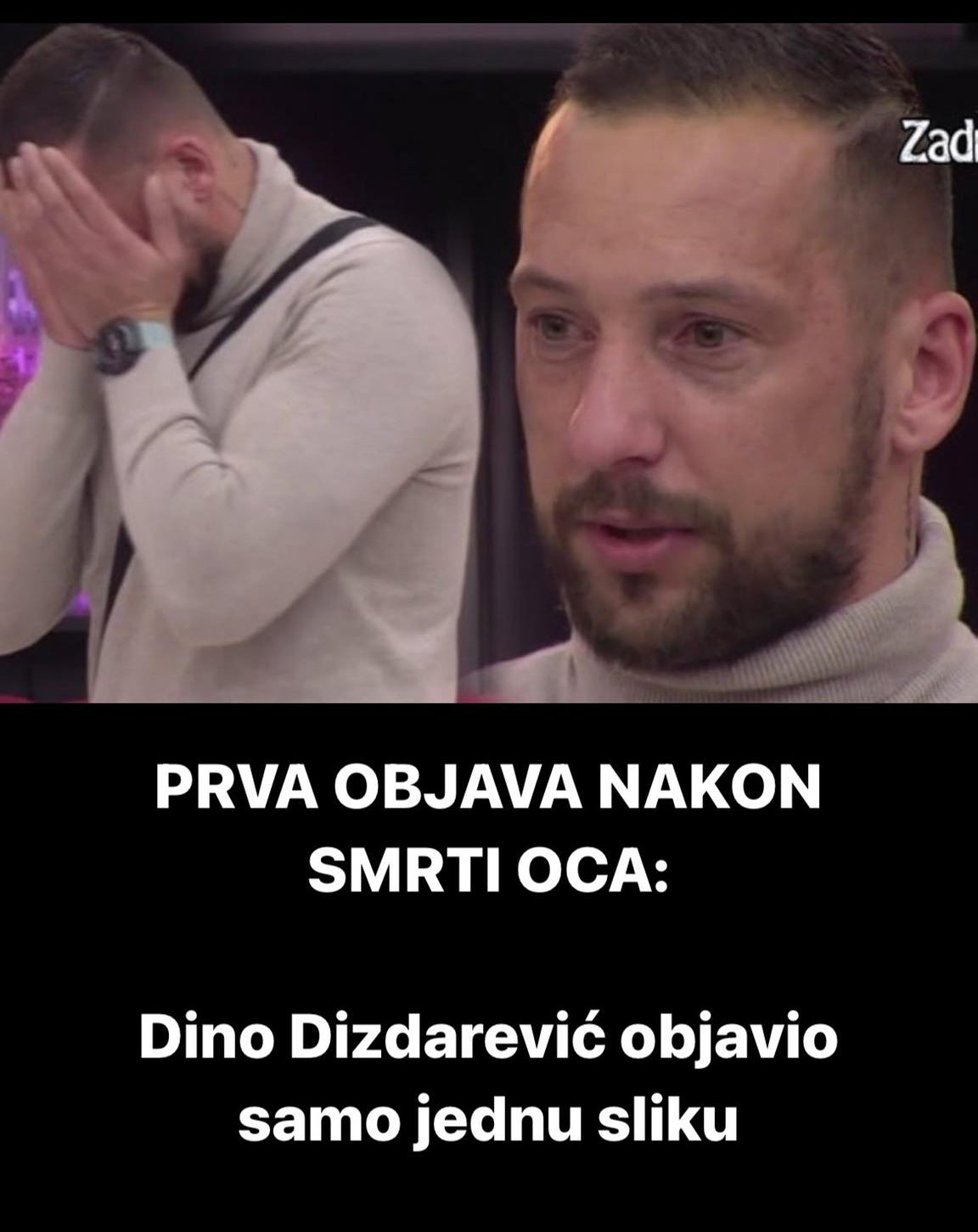 PRVO OBRAĆANJE DINE DIZDAREVIĆA NAKON SMRTI NJEGOVOG OCA