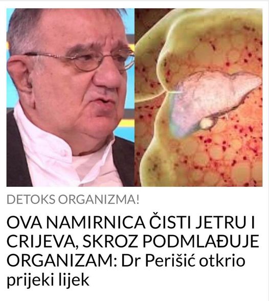 Dr Perišić otkrio prijeki lijek
